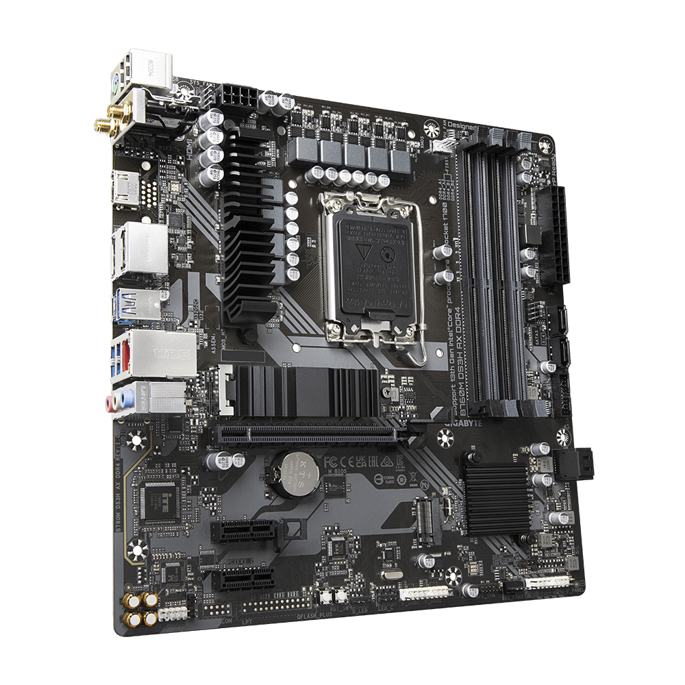 Bekijk afbeelding 3 van Gigabyte 1700 B760M DS3H AX DDR4 - DDR4/M.2/DP/HDMI/mATX